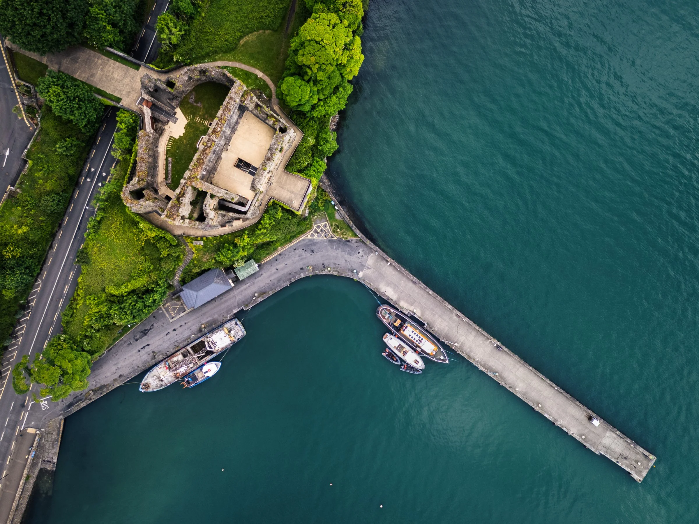 King John's Castle From Above, Carlingford, Ireland 2025