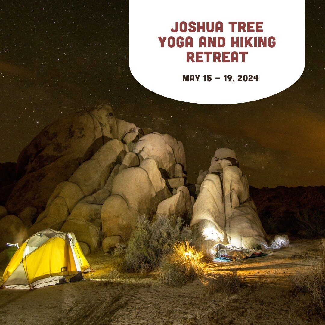 🌟✨ Escape to the magical beauty of Joshua Tree and join me for an unforgettable Yoga and Hiking Retreat! 

🏜️ Immerse yourself in the serene desert landscapes and discover why Joshua Tree is renowned for its breathtaking starry nights.

Joshua Tree