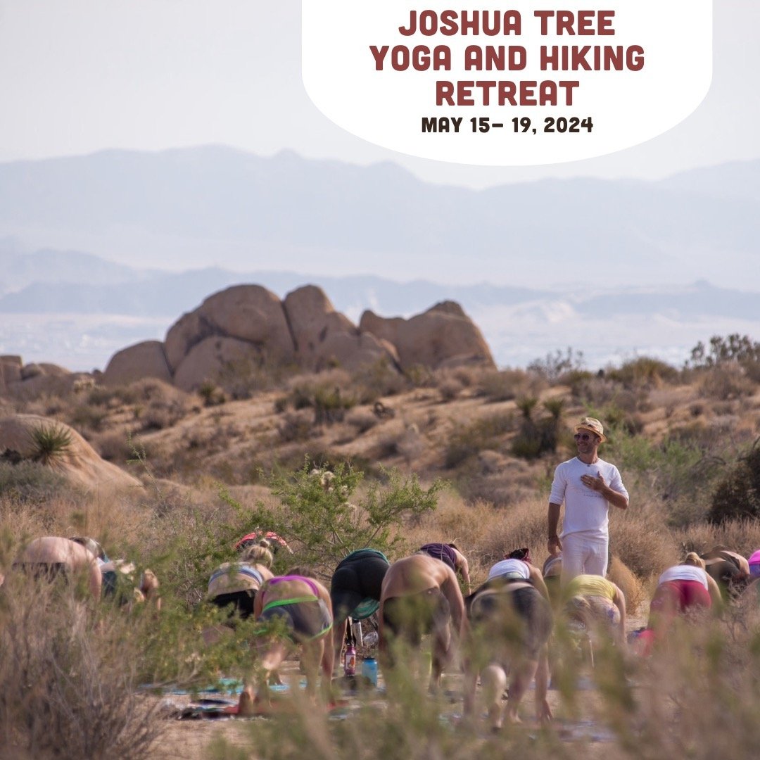 &quot;What does it mean that the world is so beautiful and what am I to do about it?&quot; Mary Oliver

Joshua Tree is known for its awe-inspiring natural beauty &amp; wildlife and provides a perfect place to practice yoga, make new friends, connect 