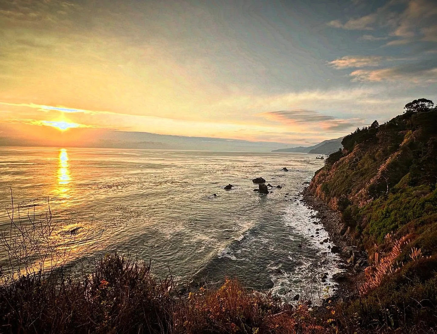 Still soaking in the magic&hellip;

Tonight, the sun set over Big Sur with a kind of quiet majesty that echoed everything I witnessed earlier today.

I had the deep honor of officiating Grace and Benjamin&rsquo;s wedding - two radiant souls, standing