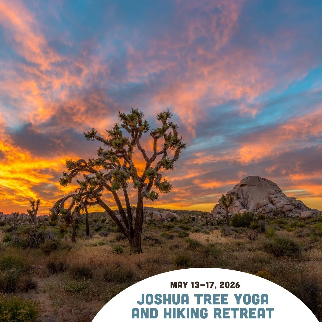 Joshua Tree Yoga &amp; Hiking Retreat May 13&ndash;17, 2026 

&ldquo;In every walk with nature one receives far more than one seeks.&rdquo; - John Muir 

Life can start to feel like a constant search&hellip; more clarity, more balance, more peace. Bu
