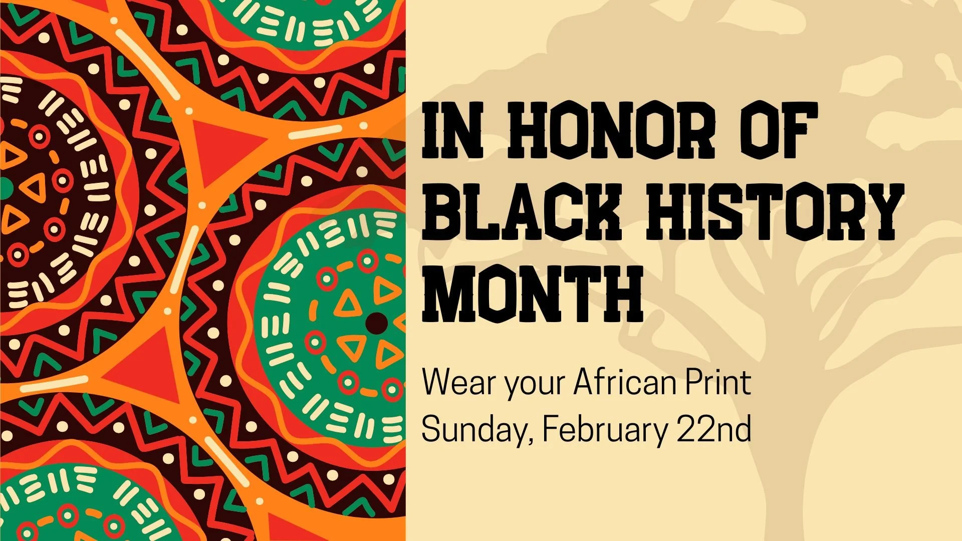 African Print Sunday 