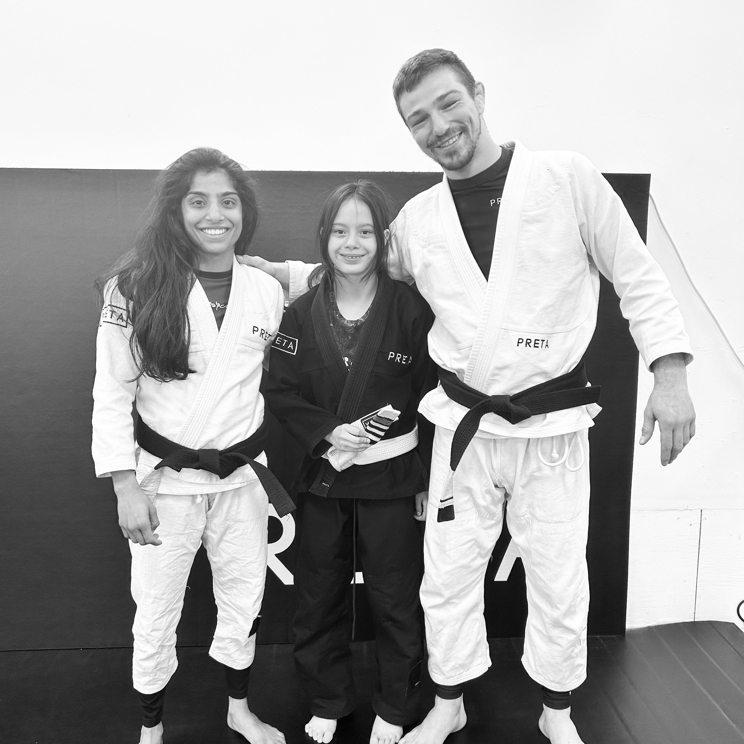 Last stripe on the white belt for Chrissy! 

Jiu Jitsu is hard. 

Especially in the beginning. 

One of the best parts about teaching is there is always a moment where the switch turns and out of no where you see a sky rocket of improvement. Chrissy 