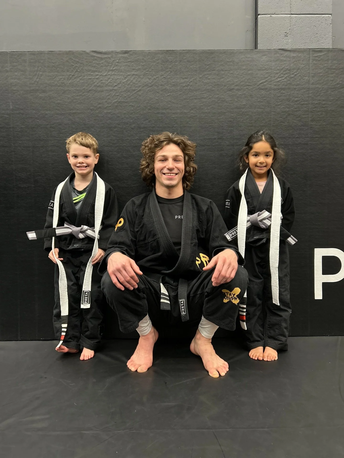 🎓White belt graduation for these 3! 

🥋Last year when we began our tiny Pretators program we had all 3 of these troopers begin their path to black belt. Since then all 3 of them have moved up to our older Little Pretators program and most recently 