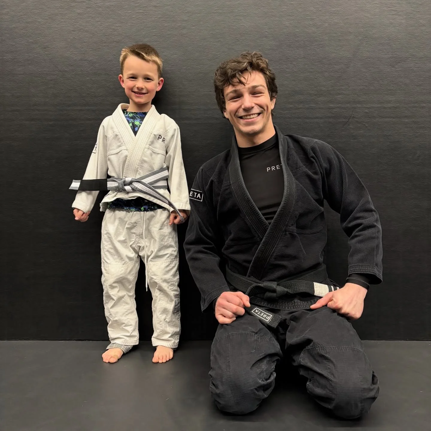 The newest belt promotion at Preta Academy! 

Congratulations Theo on the new belt (he is also our youngest student to earn his grey and white belt 👏🏼)

As the saying goes&hellip; you can&rsquo;t teach heart! Theo definitely has that fighting spiri