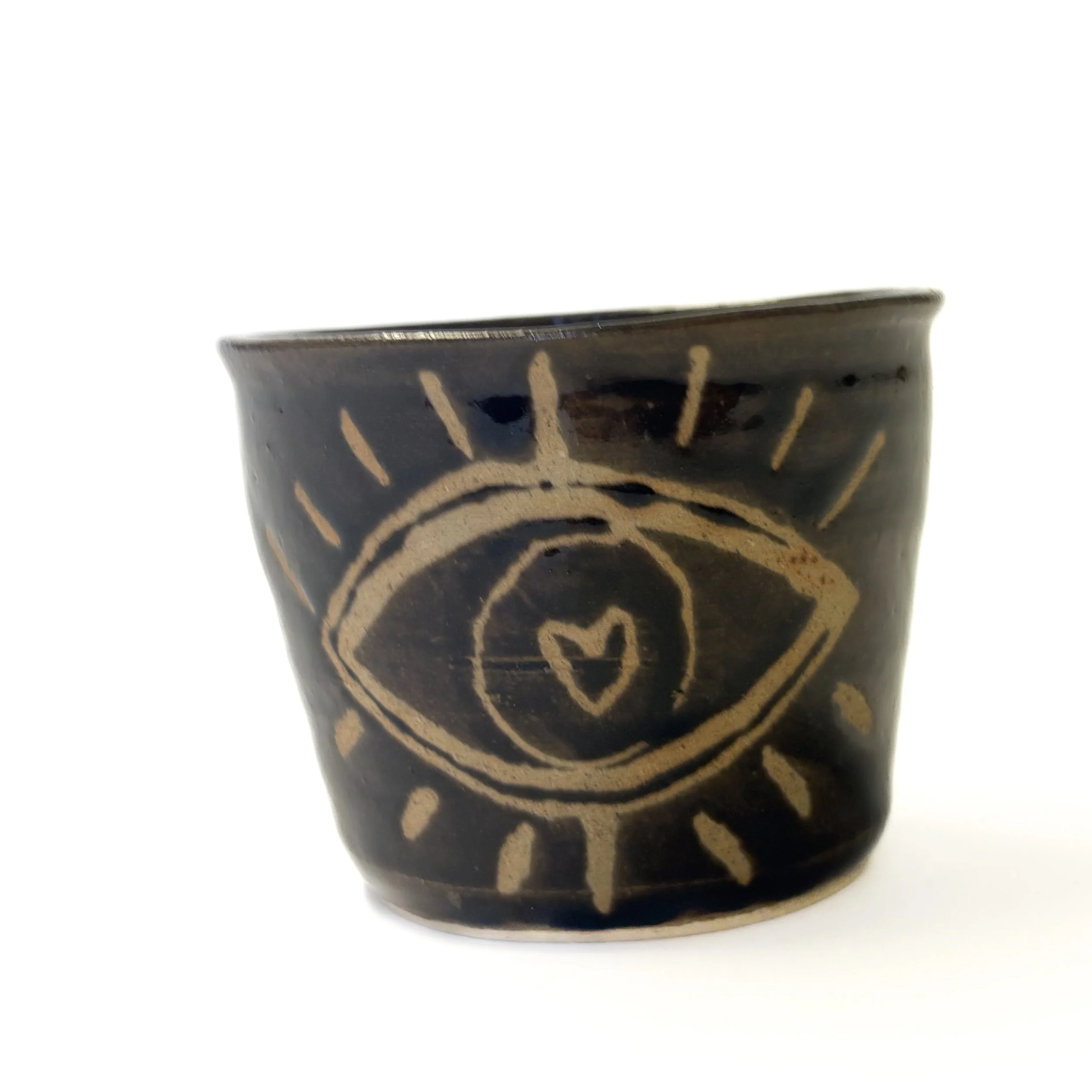 Evil eye espresso cup. Free P&P