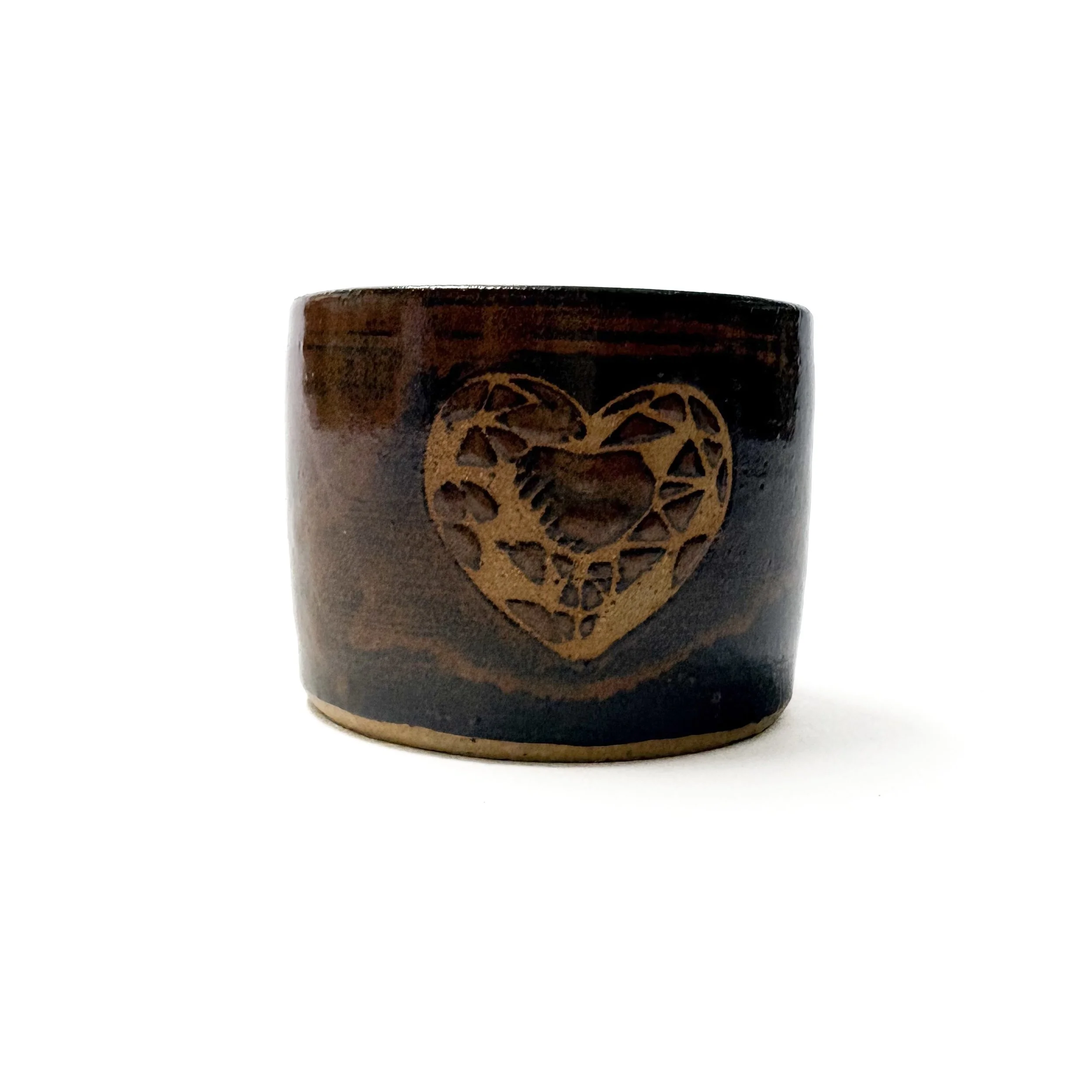 Heart jar 2/cactus pot. Free postage