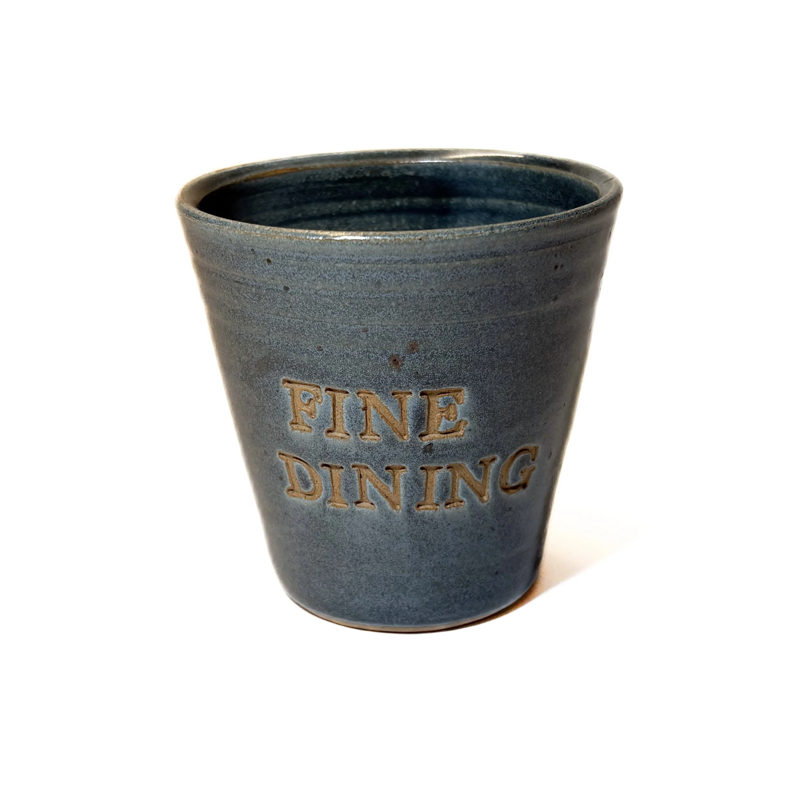 Ceramic 'Fine Dining' Mug. Free postage