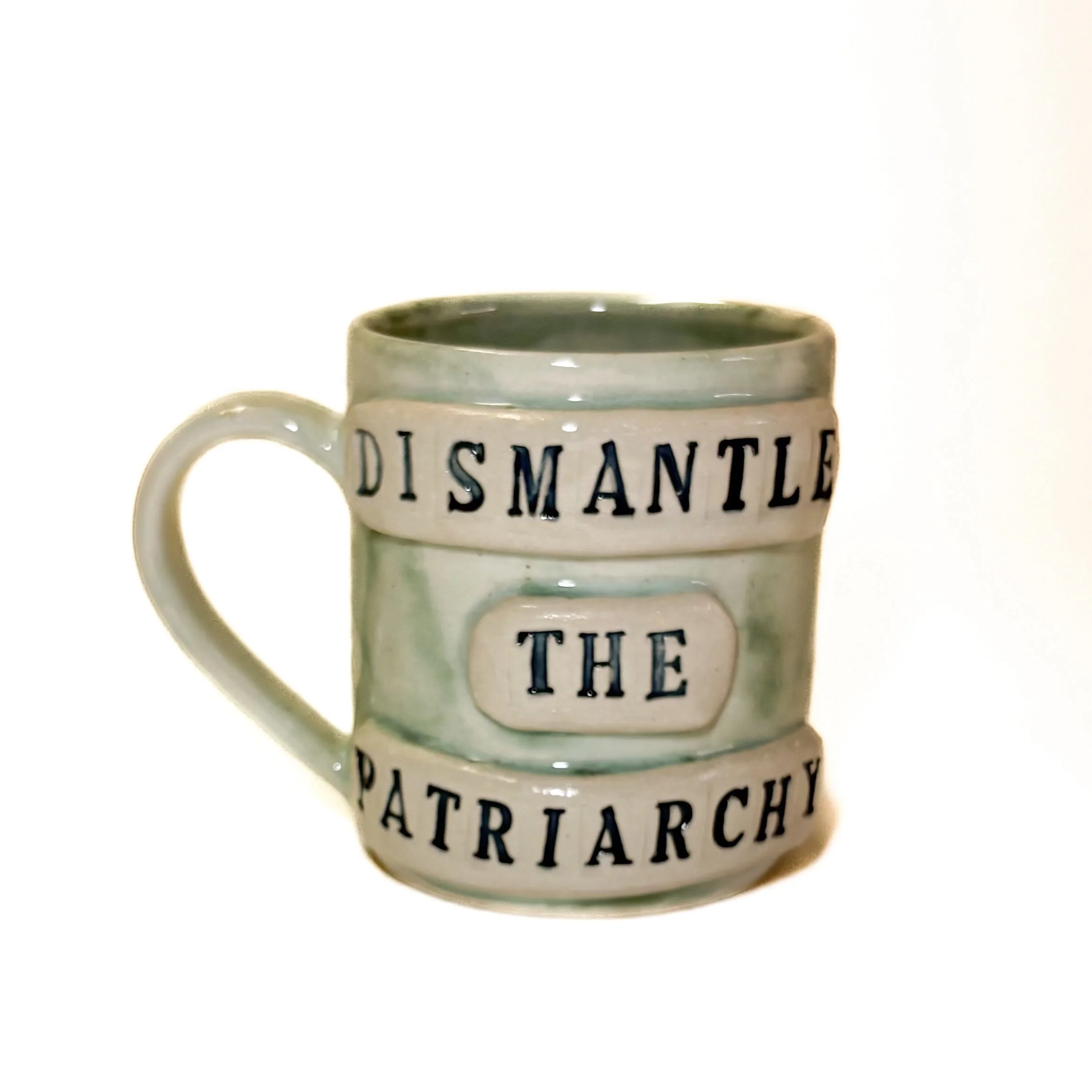 'Dismantle the Patriarchy' Ceramic Coffee Mug