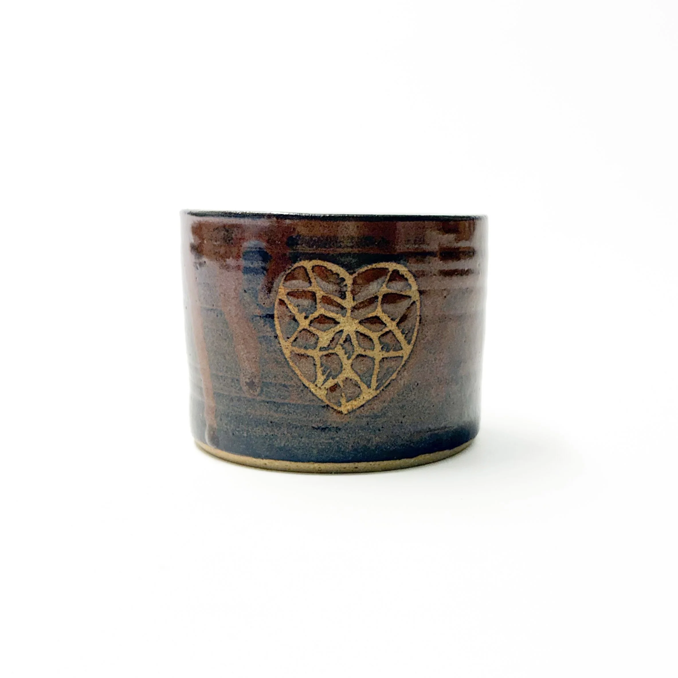 Heart jar/cactus plant pot. Free postage