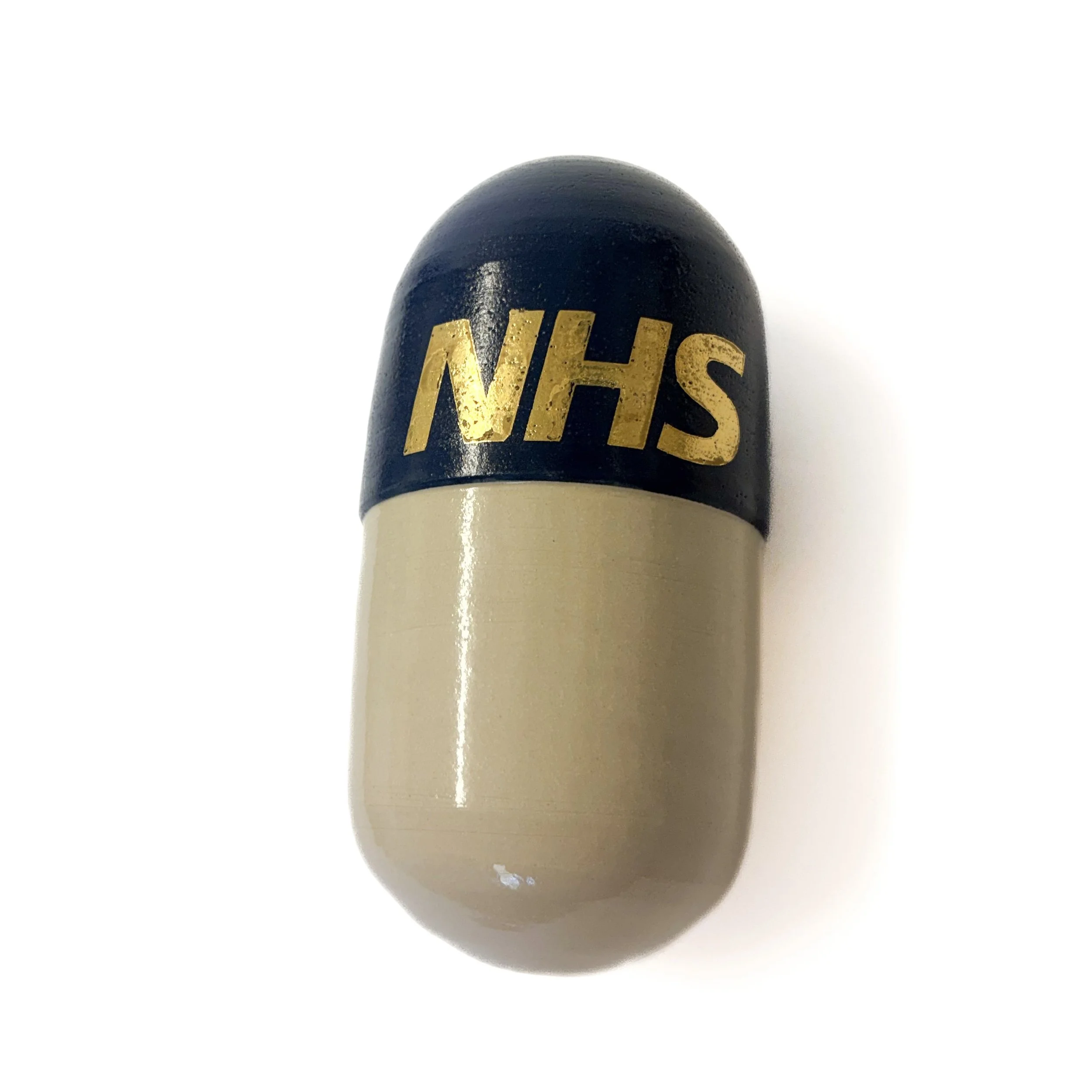 Ceramic Oversized Pill 1- NHS Edition. Free P&P