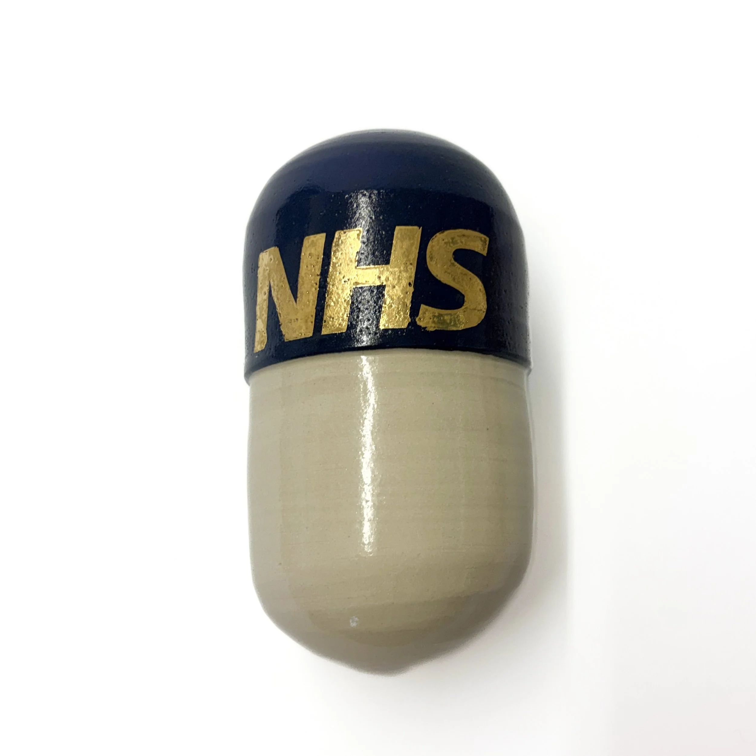 Ceramic Oversized Pill 2- NHS Edition. Free P&P