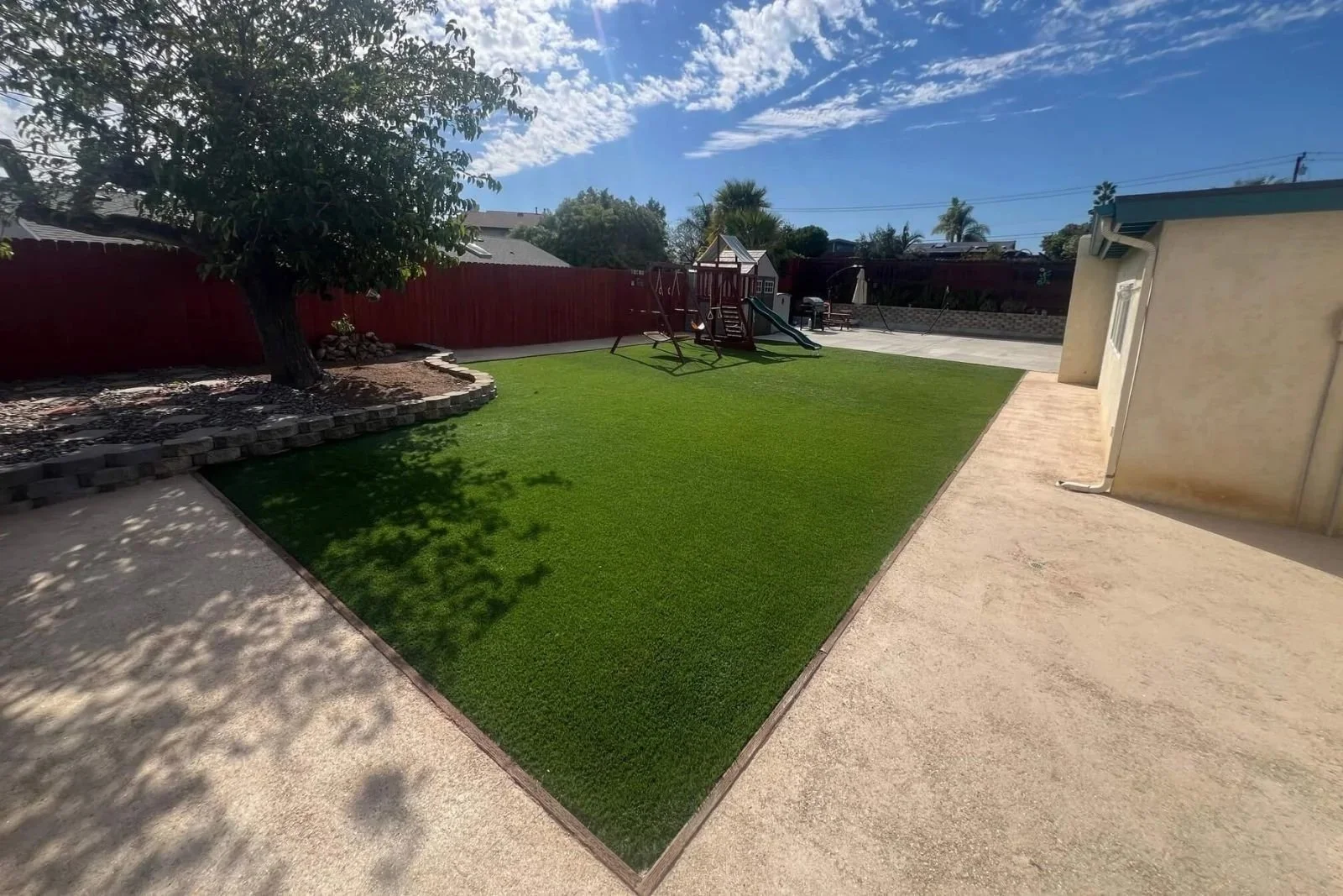 Backyard Hardscape &amp; Landscape Refresh in Santee, CA