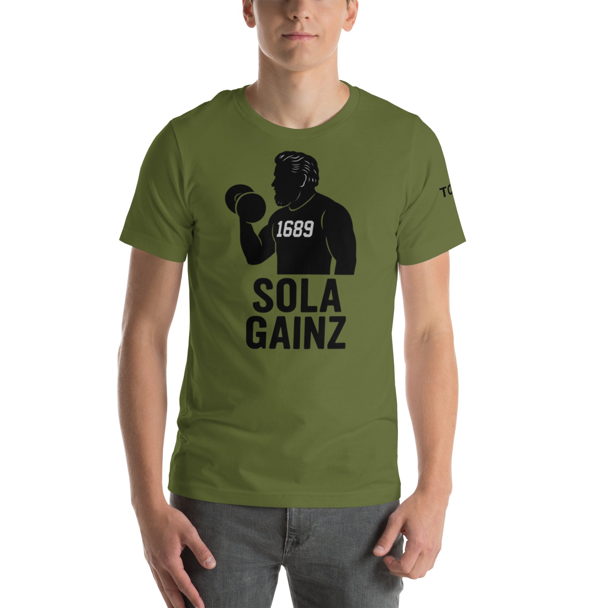 unisex-staple-t-shirt-olive-front-6878195b68dee.jpg