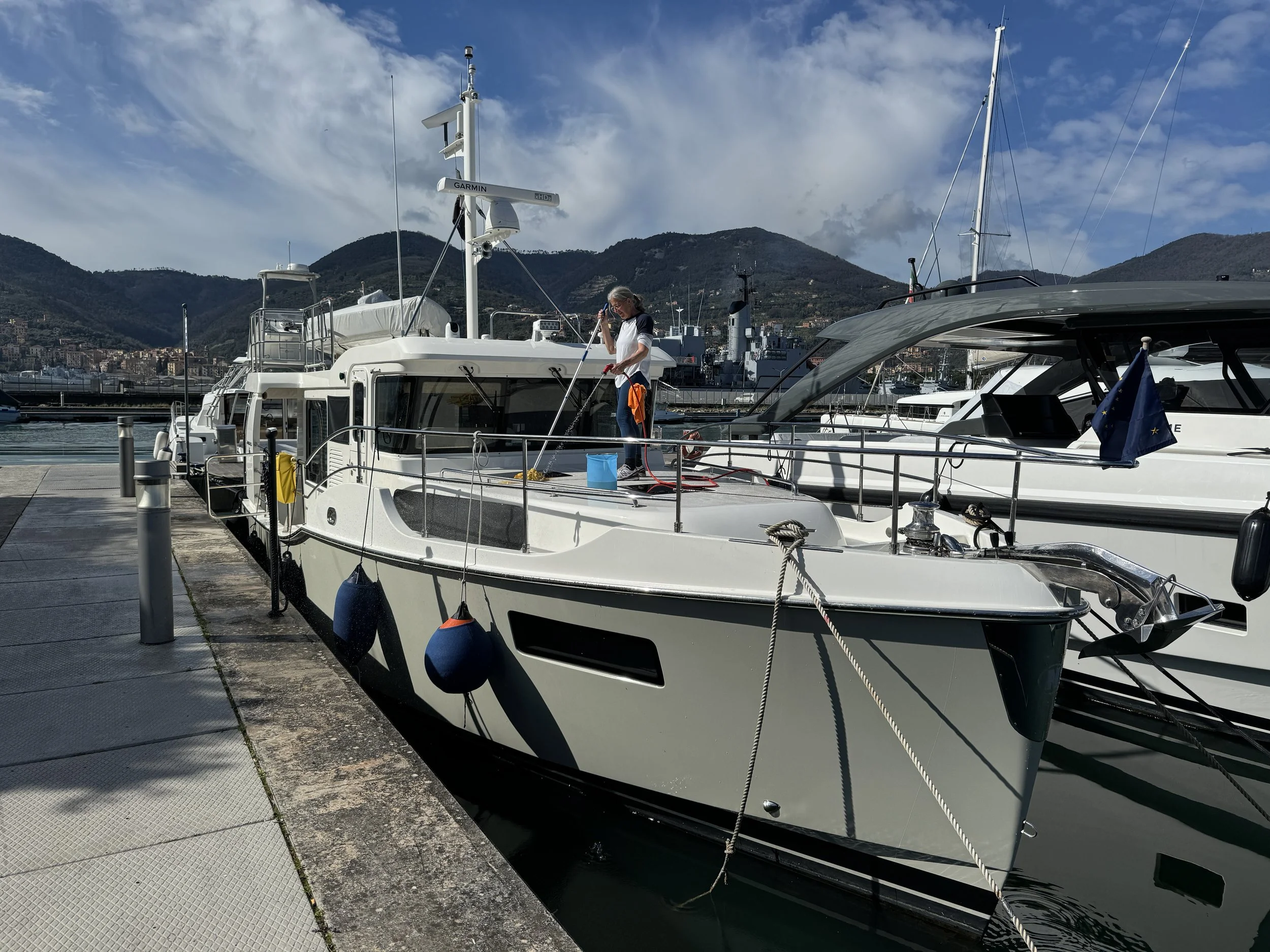   Never-ending boat chores  