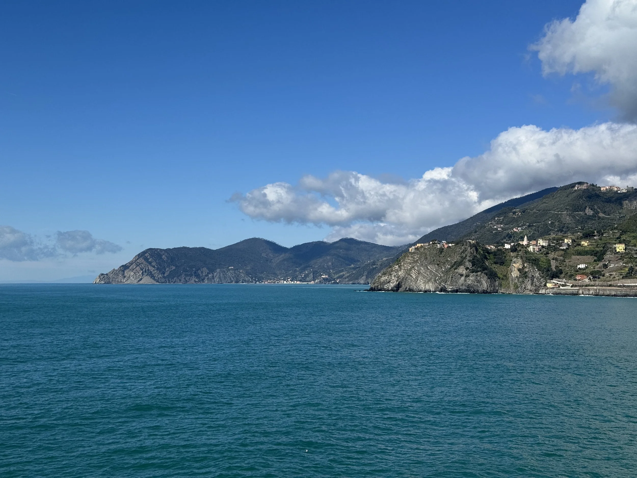   Looking across to the next village.  