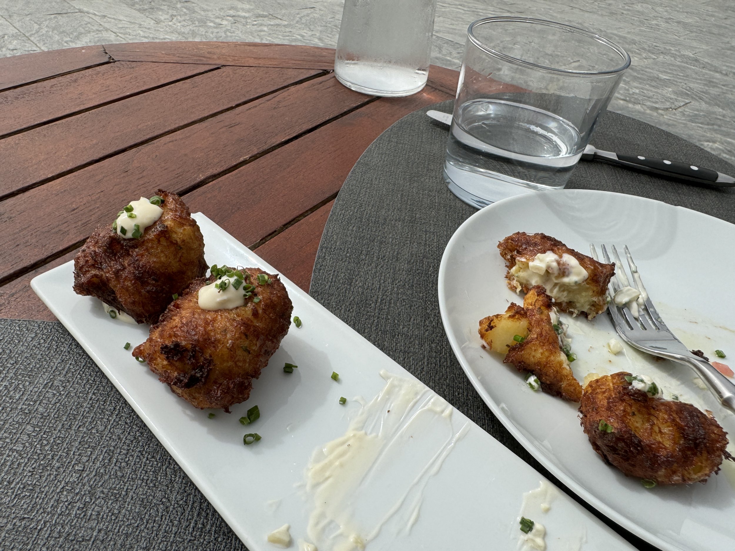   Seafood fritters - also so good we inhaled them and nearly didn’t get a photo.  
