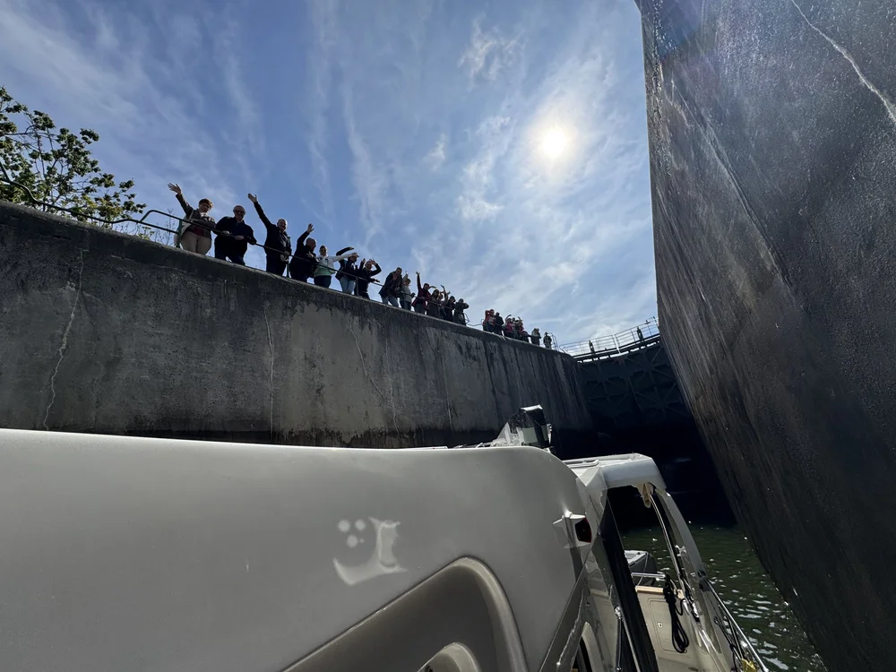   They all cheered as we exited!  