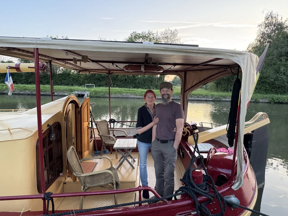   Spent a super fun evening with Joeri and Hilde.  