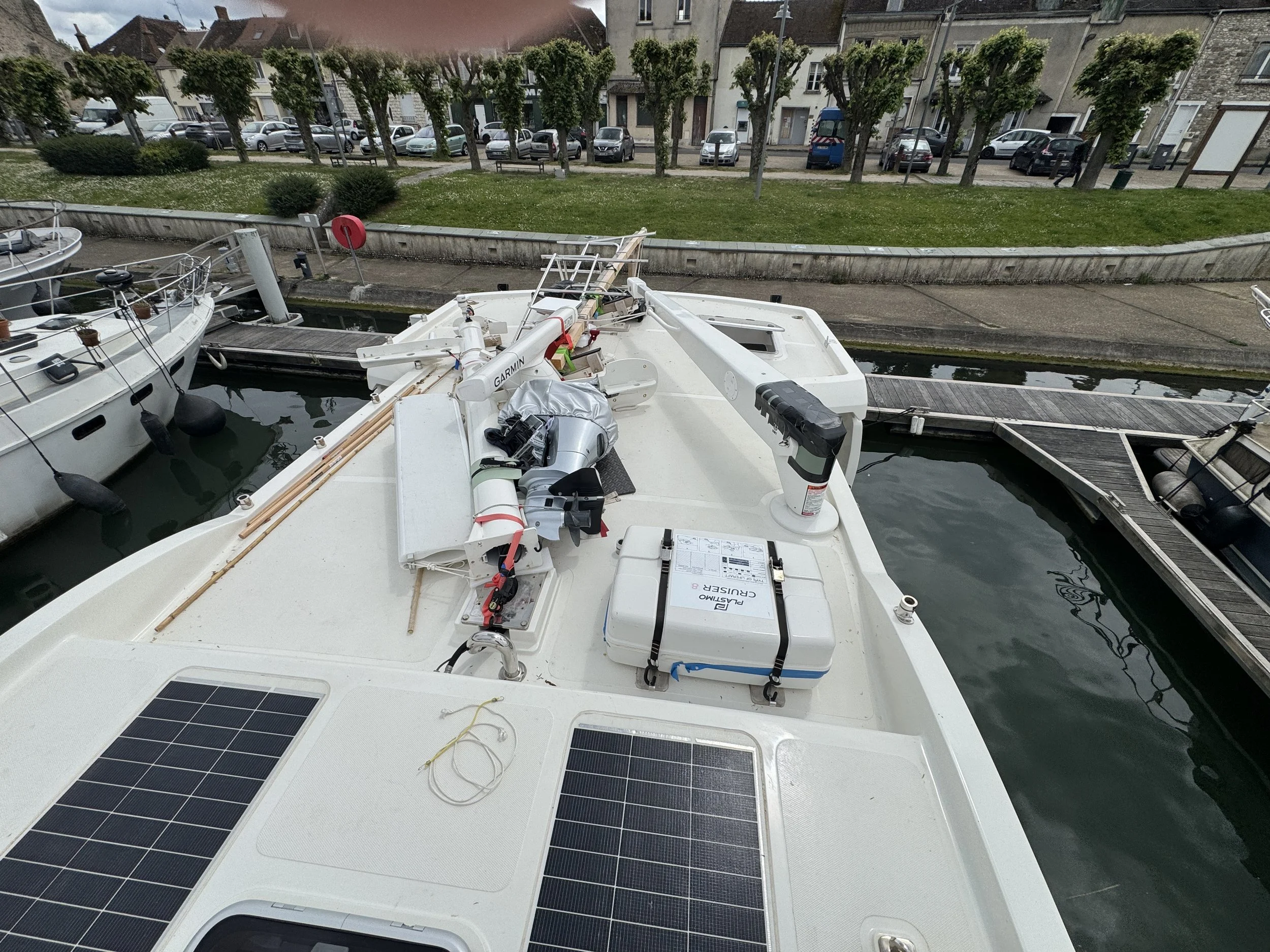   The tidy pile we had lashed down for the past 7 weeks.  