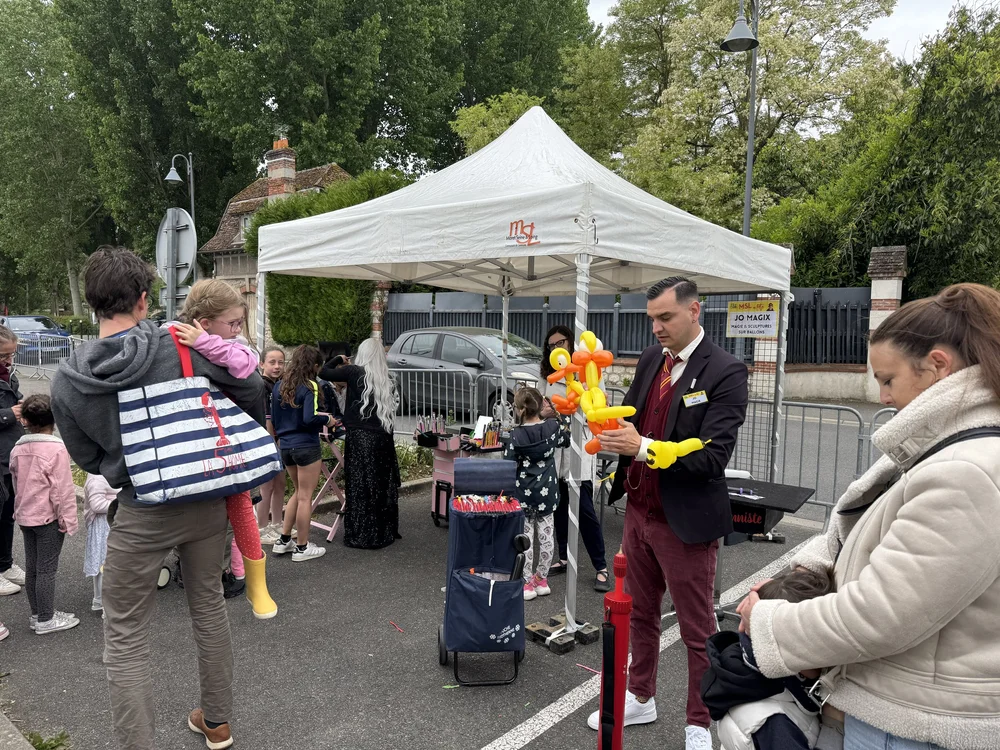   Face painting and balloon animals  