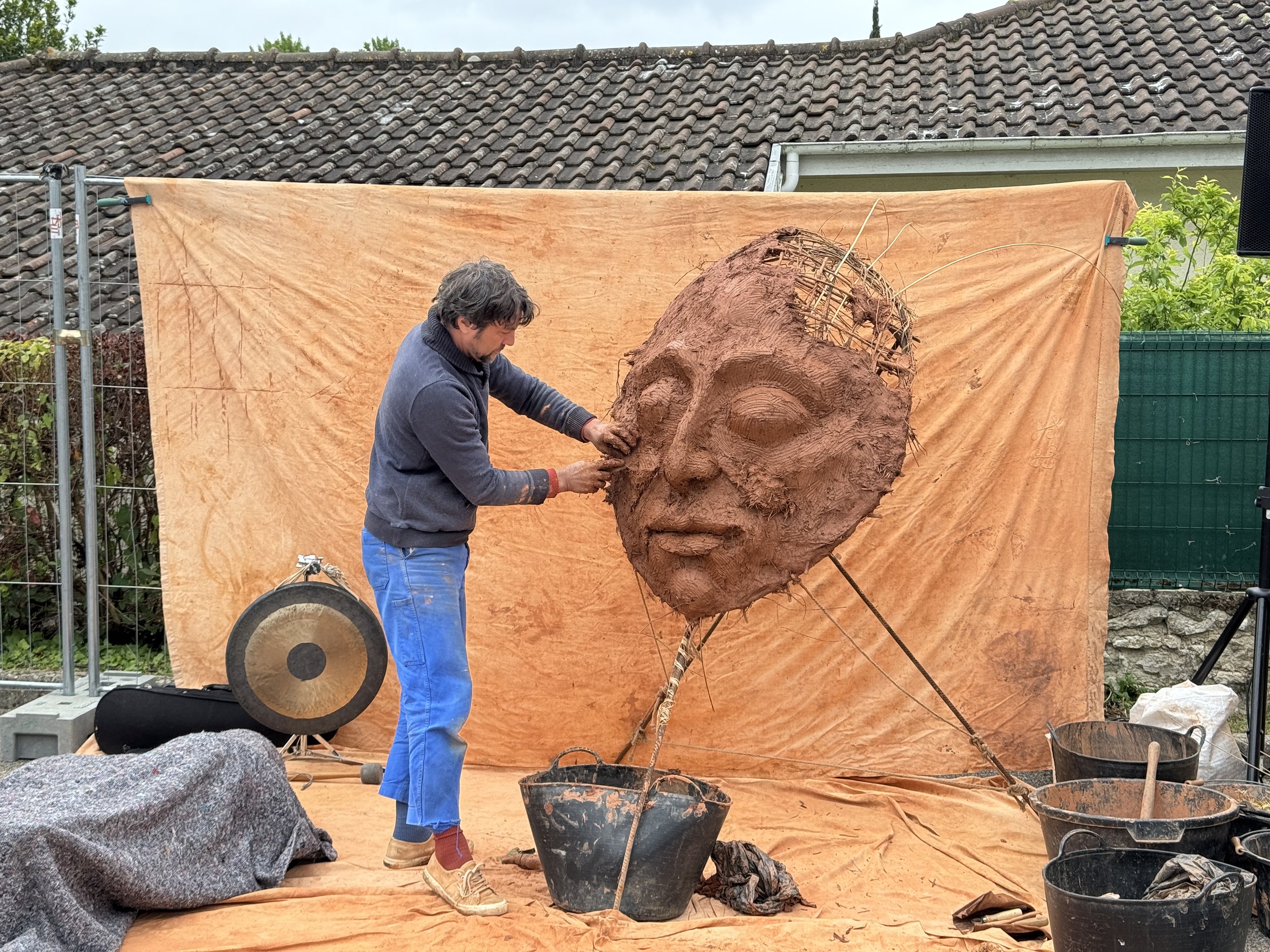   Local artists demonstrate their craft.  