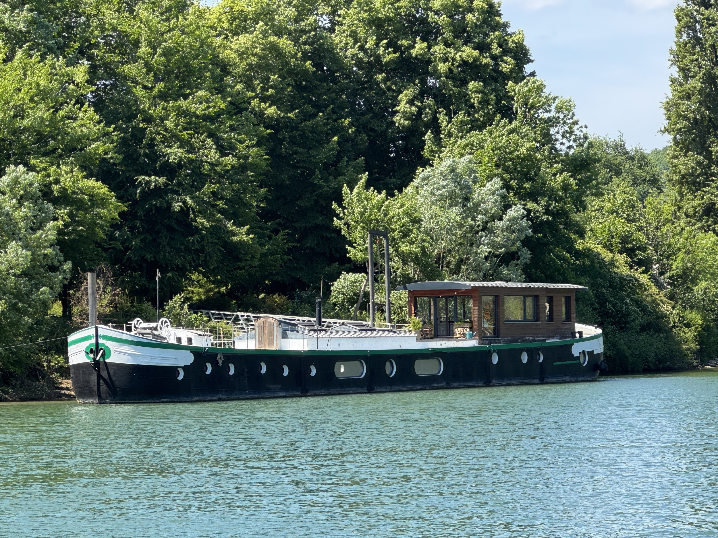   Gorgeous barge homes.  