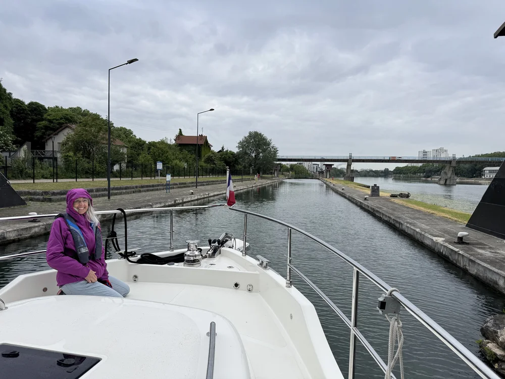   Lorrie on bird patrol.  