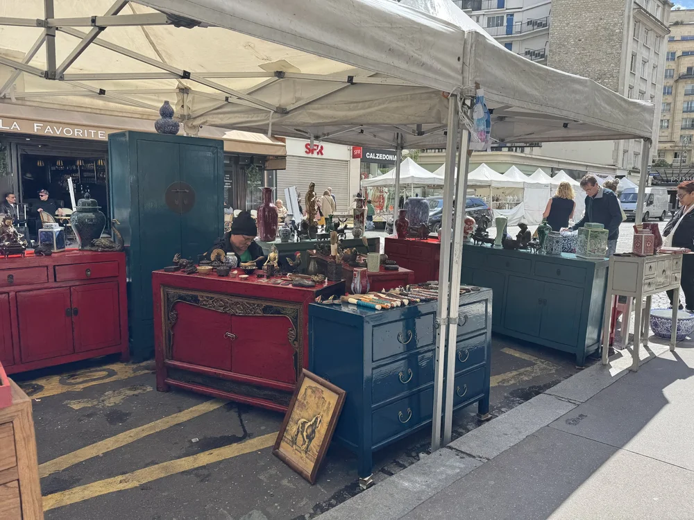   So much eye candy at the flea market.  