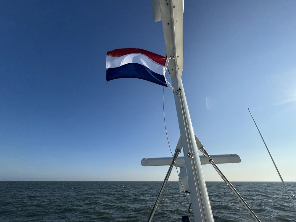   And into the Netherlands.  