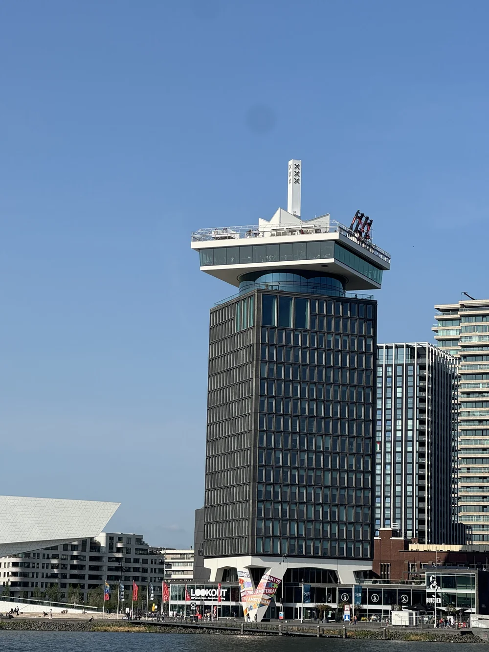   Europe's highest swing - on top of a skyscraper!  
