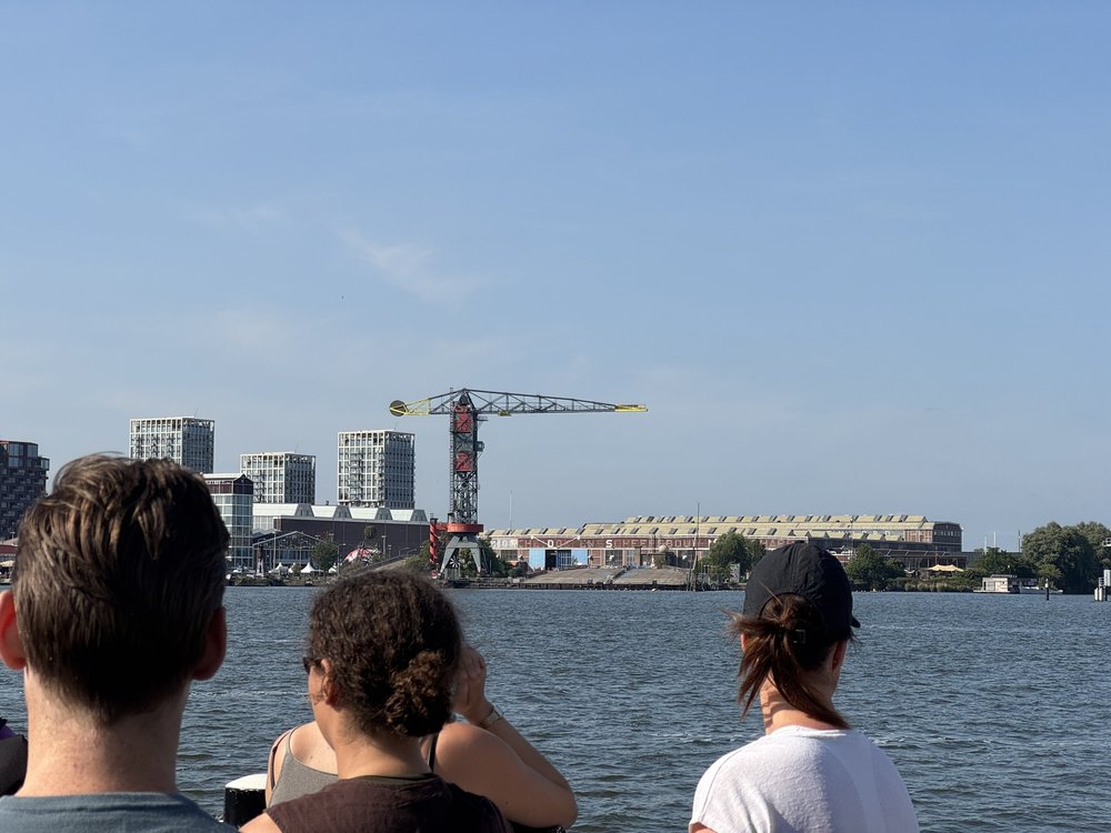   This crane is also a hotel  