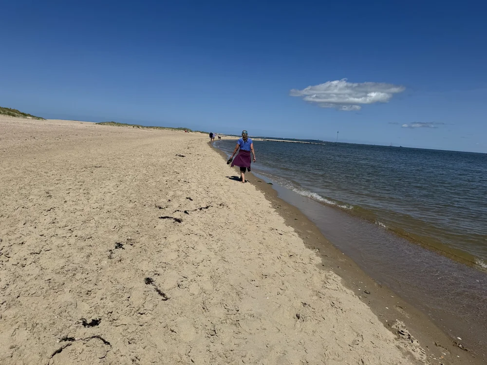   Miles and miles of beach.  