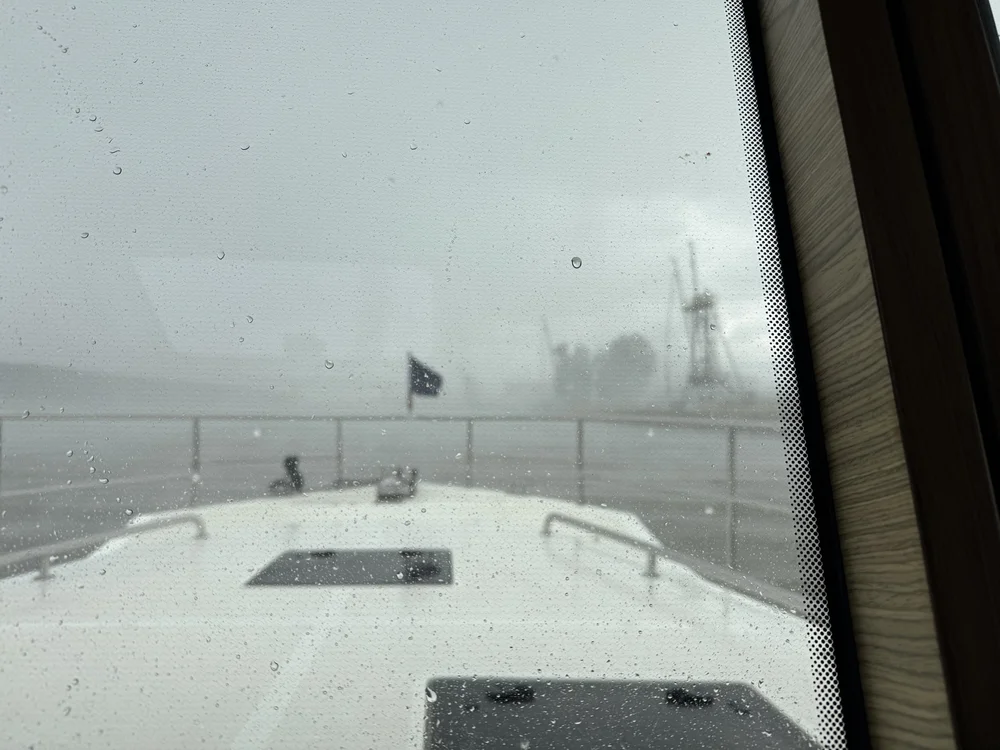   …and the storm hit!  