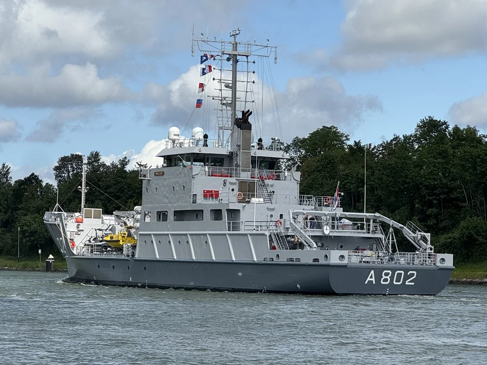   It is some sort of warship…  