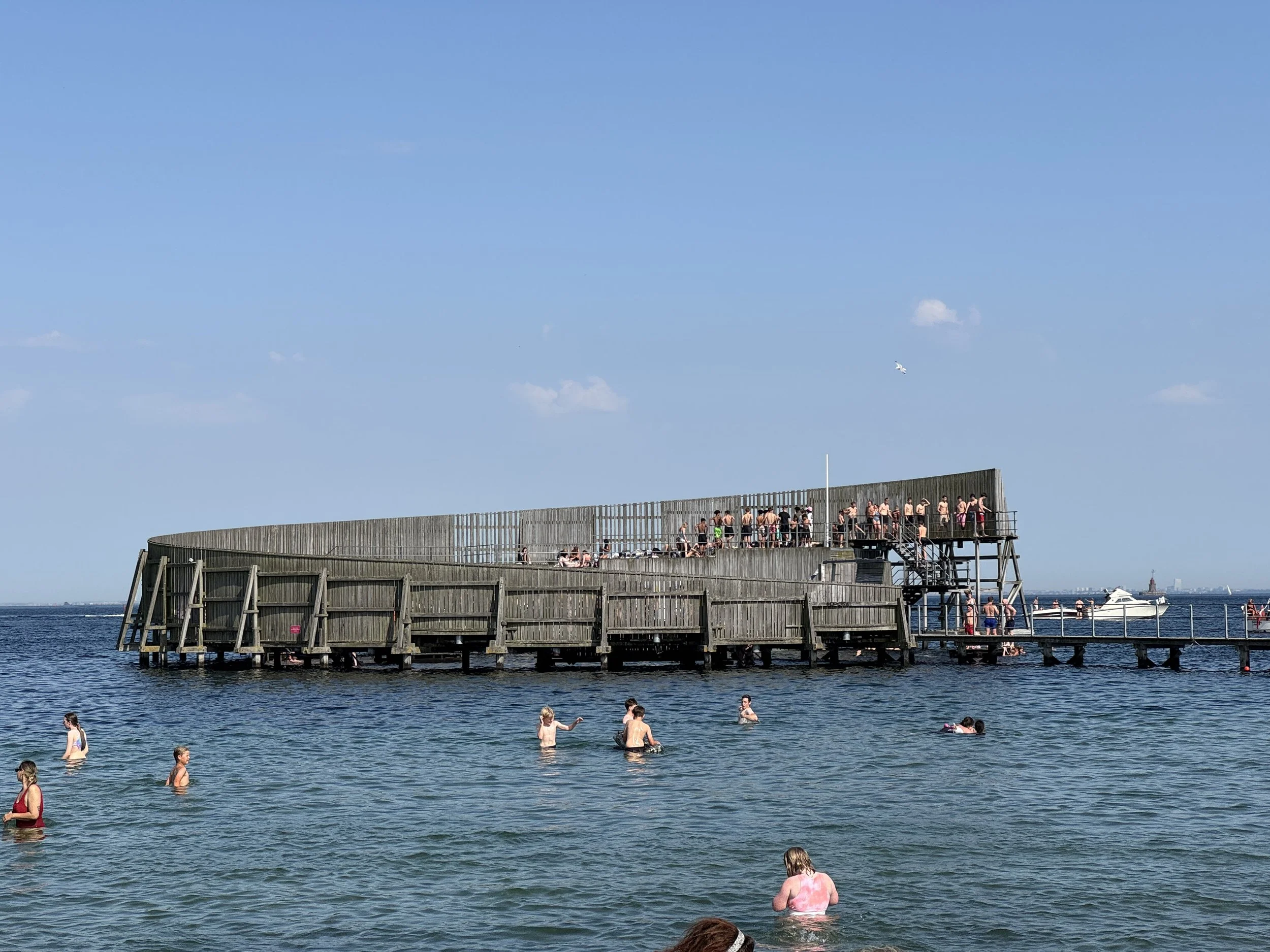   One of many swim platforms - this one is called ‘the snail’.  