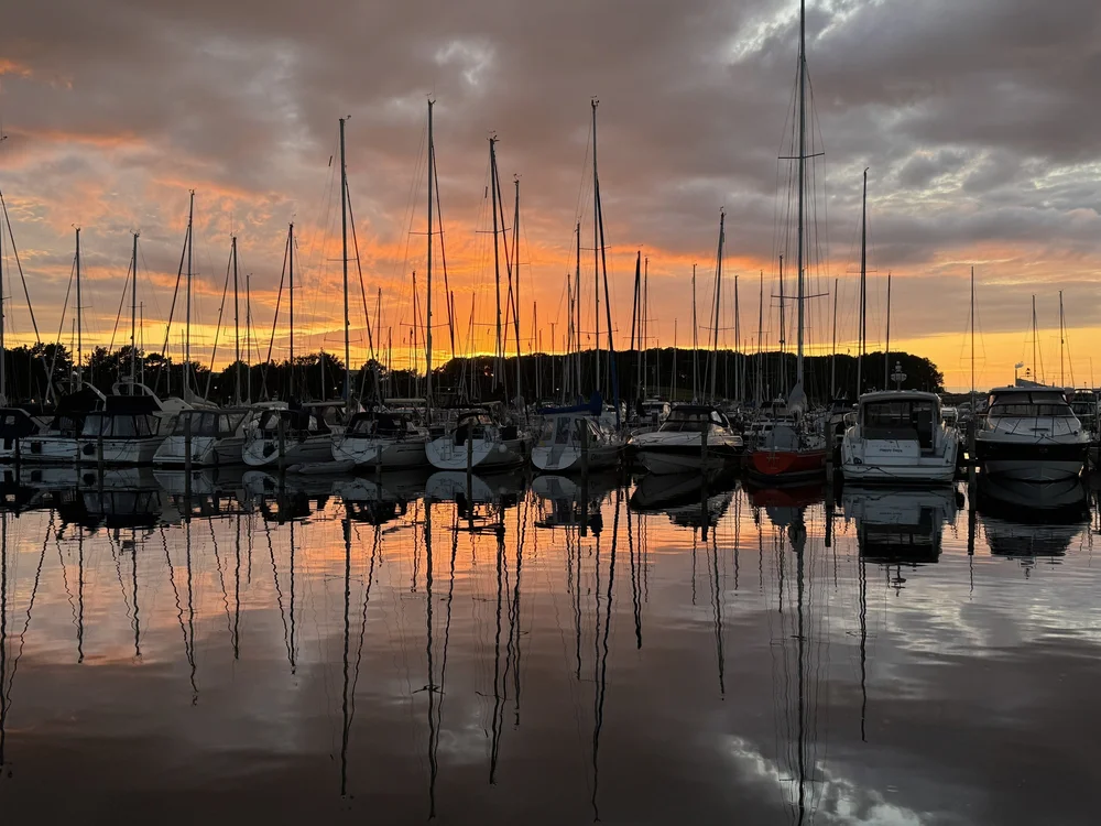   Evenings in the marina are also nice.  