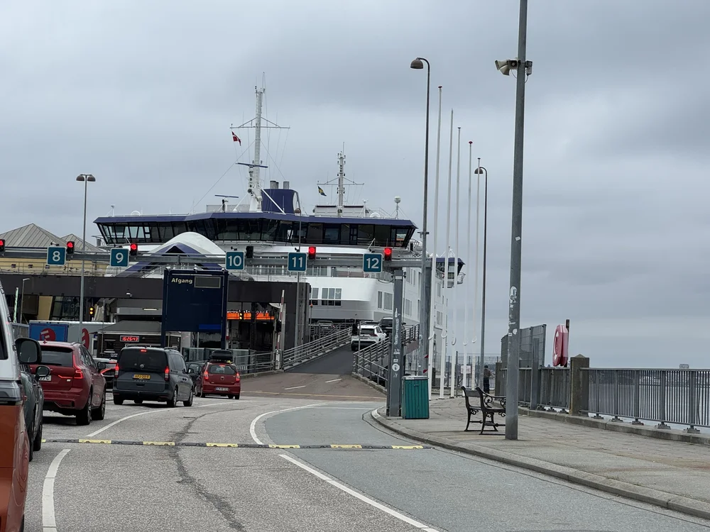   20 minute ferry ride to Sweden.  
