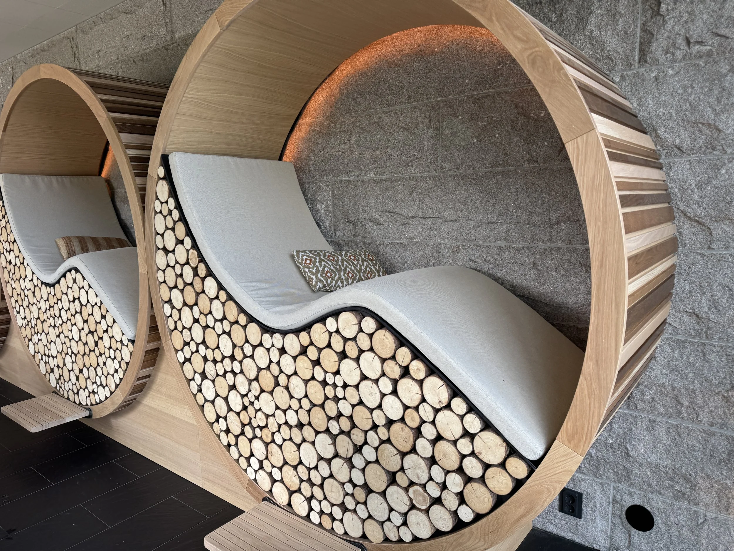  The coolest lounge chairs!  