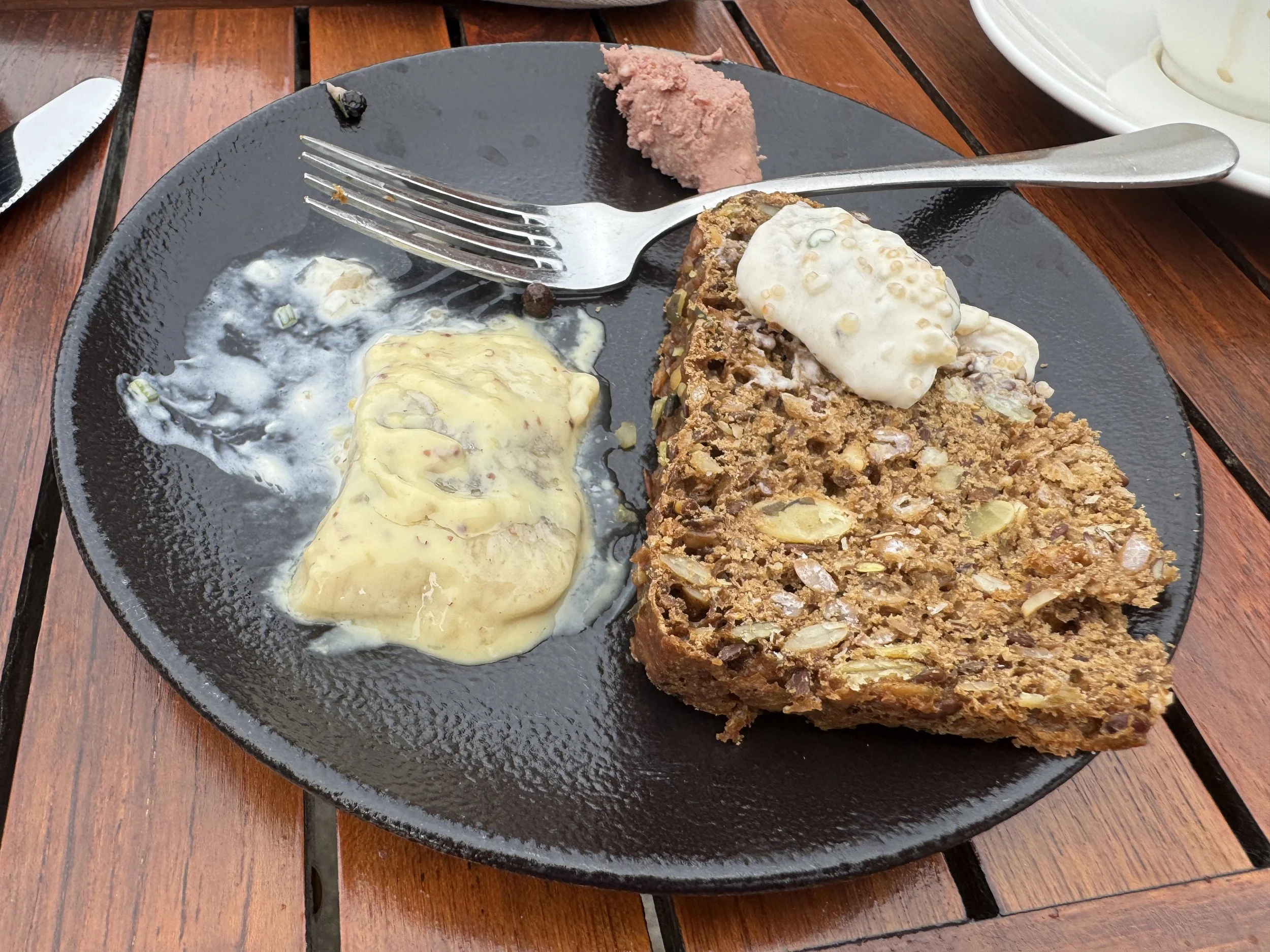   House-made pickled herring, every flavor imaginable and seeded rye bread.  