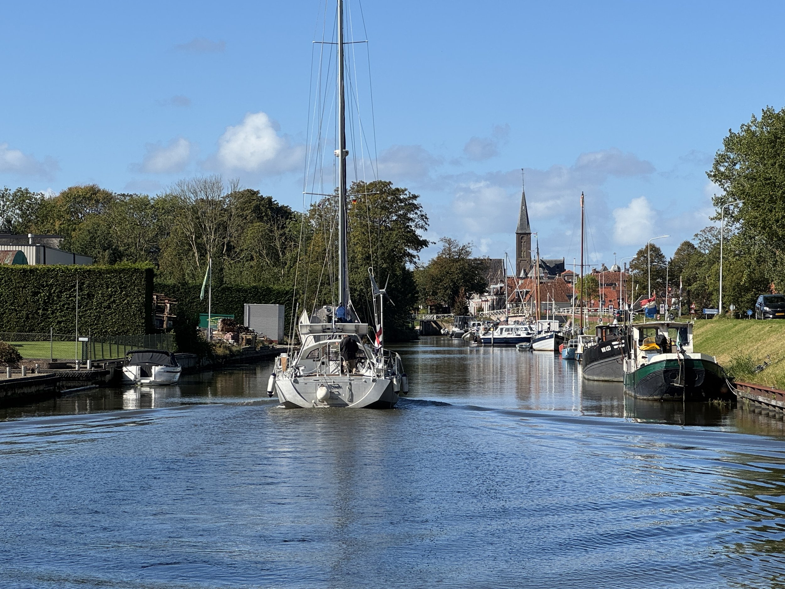   Entering Dokkum  