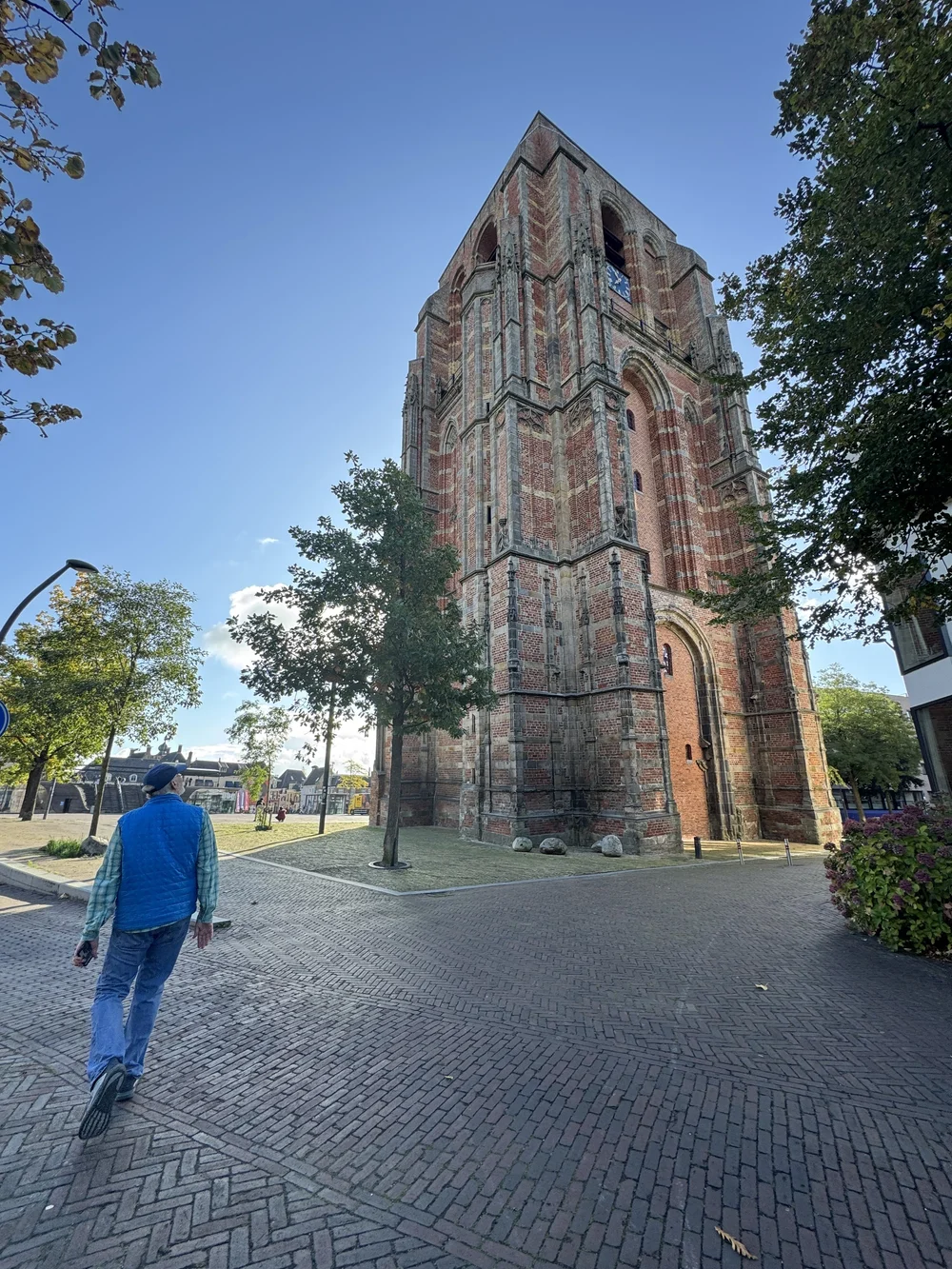   Is that tower leaning?  