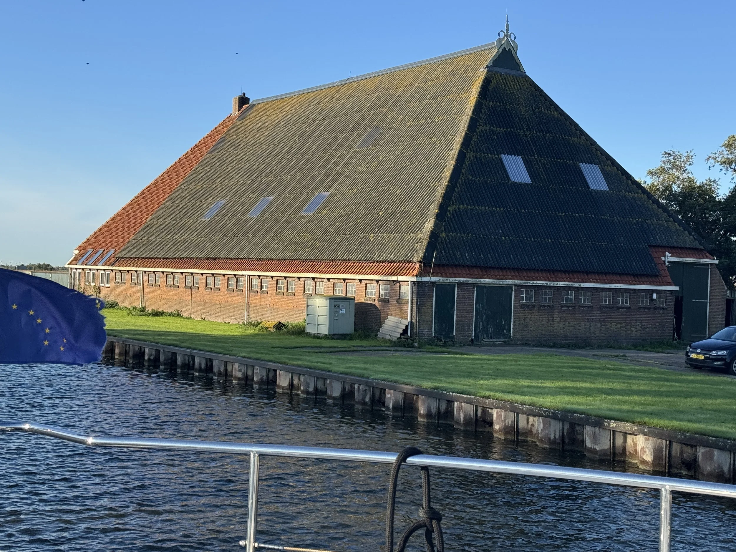   A massive barn  