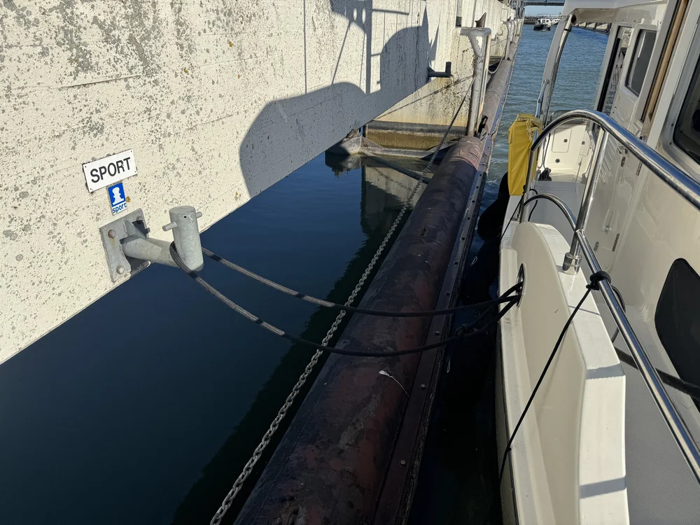   Locking into the IJsselmeer  