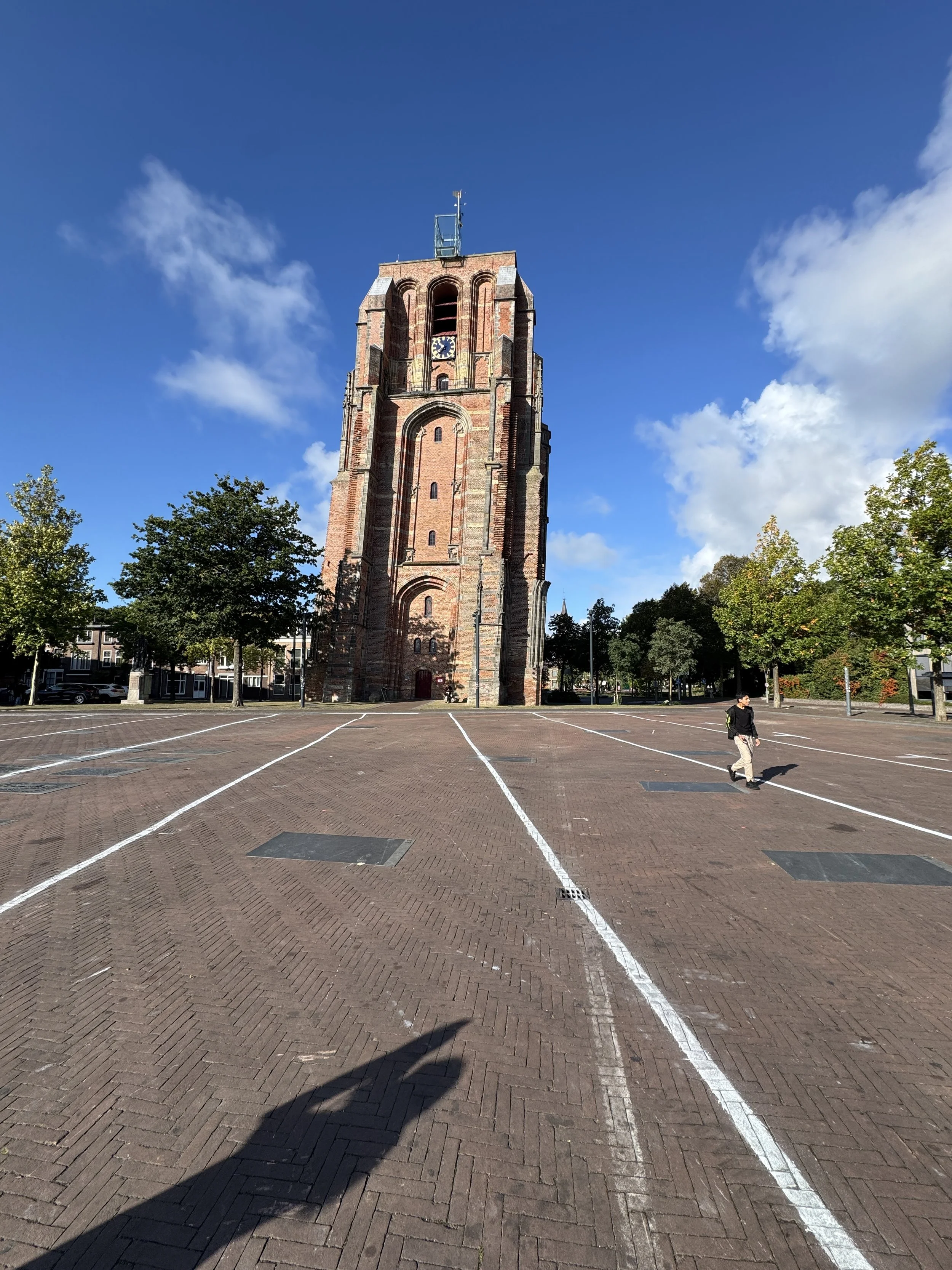   Yep, definitely leaning!  