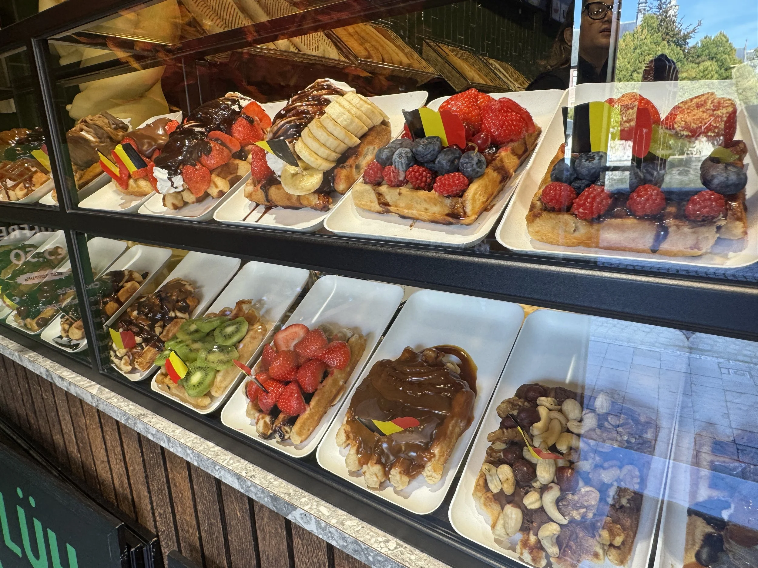   Belgians really do love their waffles!  