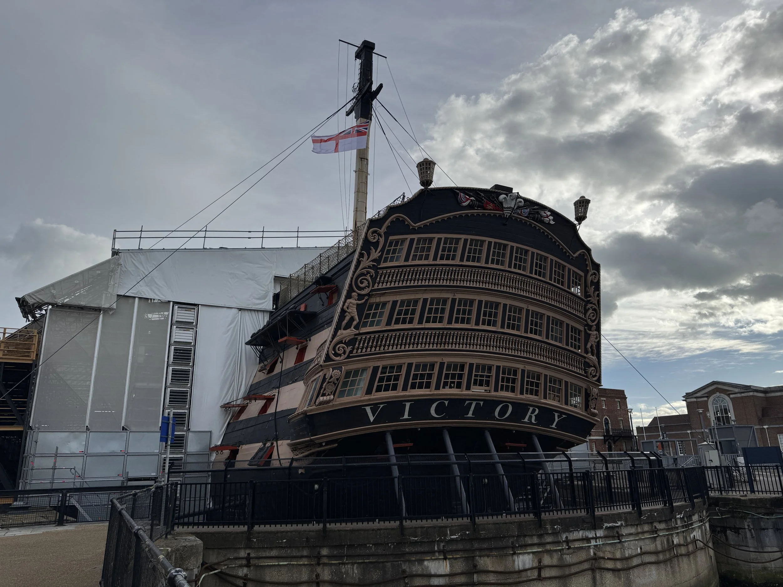   Captains quarters in the stern  