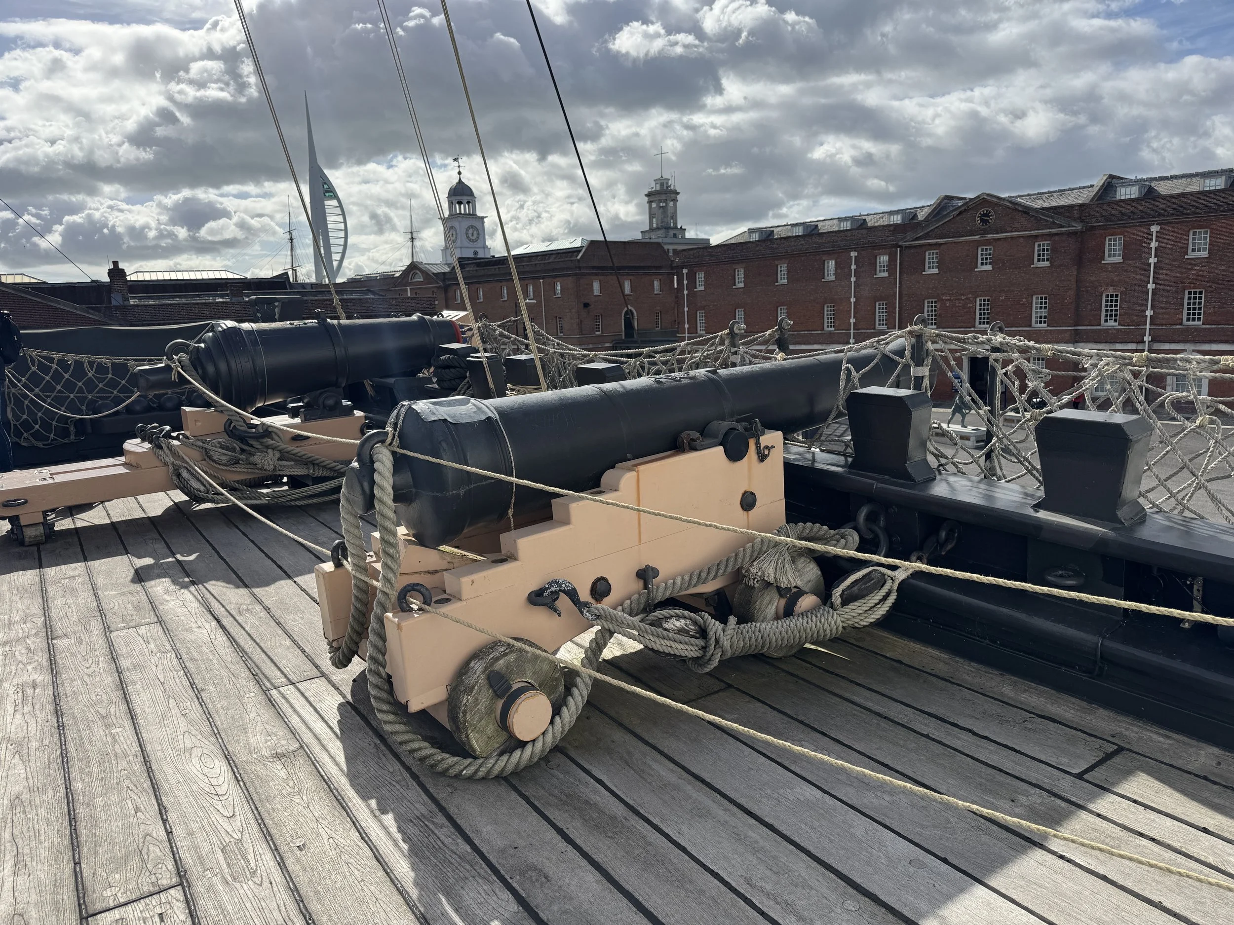   Upper gun deck  