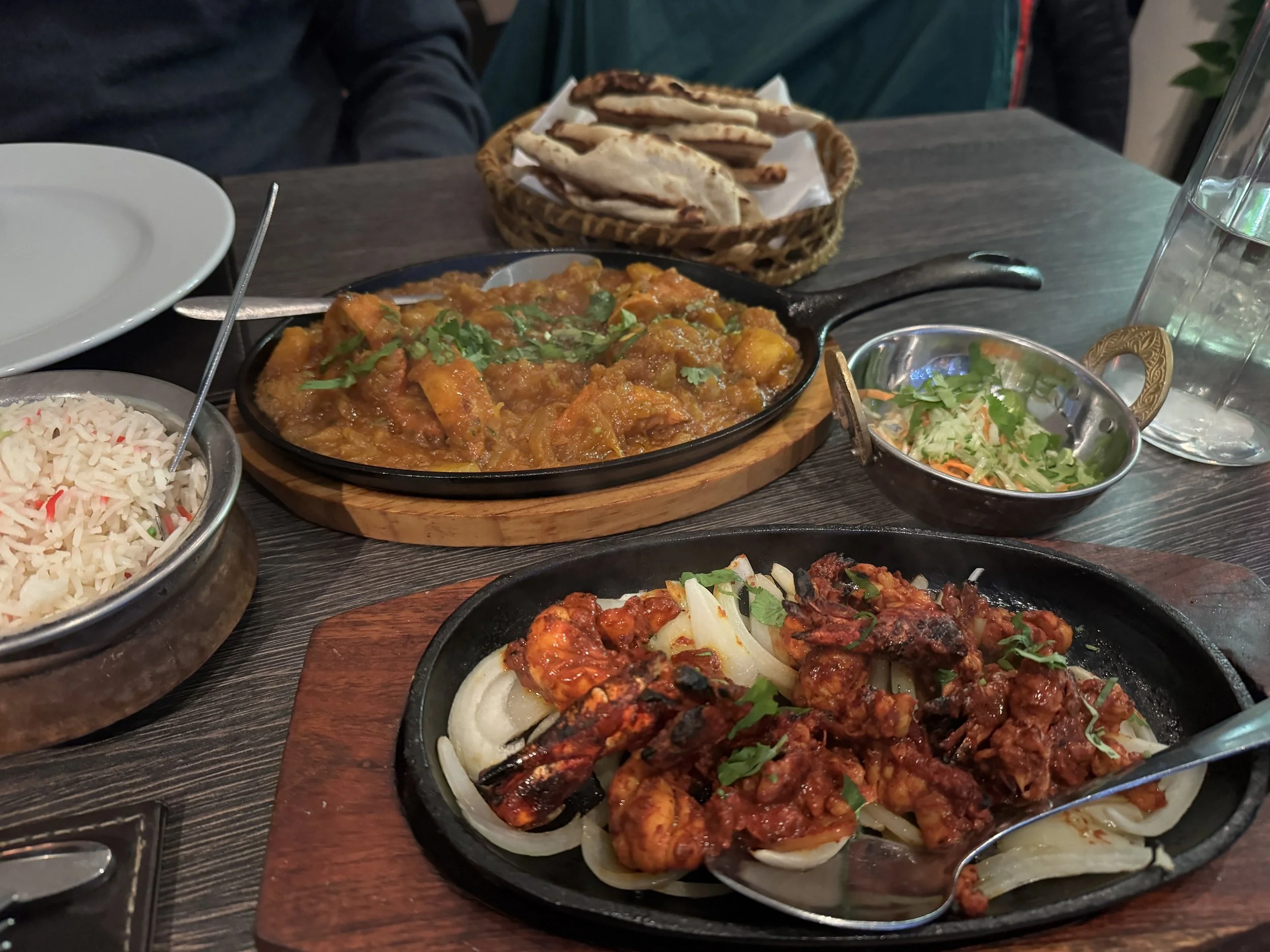   Fabulous Indian food - unofficial national cuisine of England.  