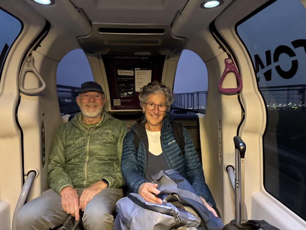   We both look completely stupefied.  